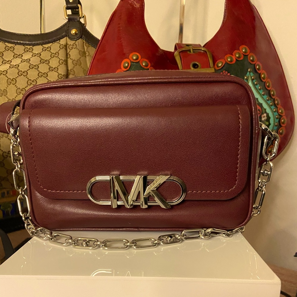 Michael Kors Leather Parker Crossbody Bag
